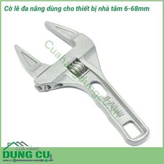Mỏ lết ngắn lưỡi thẳng cưa độ mở lớn từ 6-68mm