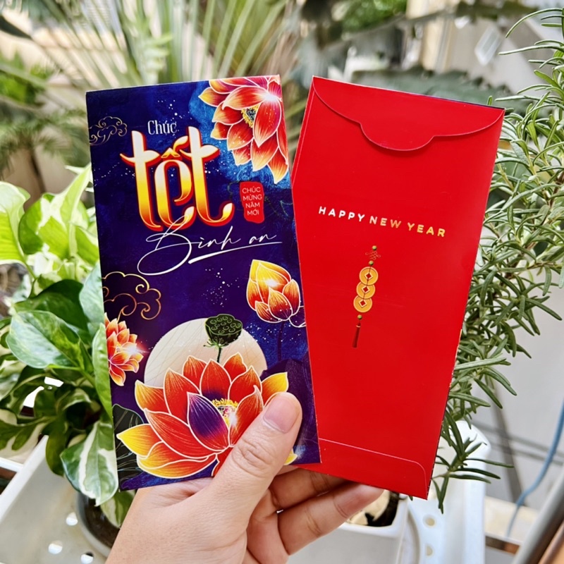 10 chiếc LÌ XÌ RẺ ĐẸP - TẾT BÌNH AN chúc mừng năm mới