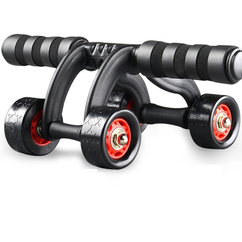 Con Lăn Tập Cơ Bụng 4 Bánh - Cam Kết Giao Đủ Bộ Như Hình
