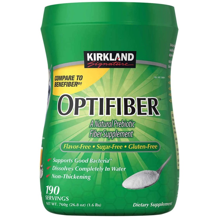 [MỸ] BỘT CHẤT XƠ HOÀ TAN KIRKLAND OPTIFIBER 760G