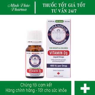 Bioamicus vitamin D3 - Vitamin tốt cho sự phát triển của bé