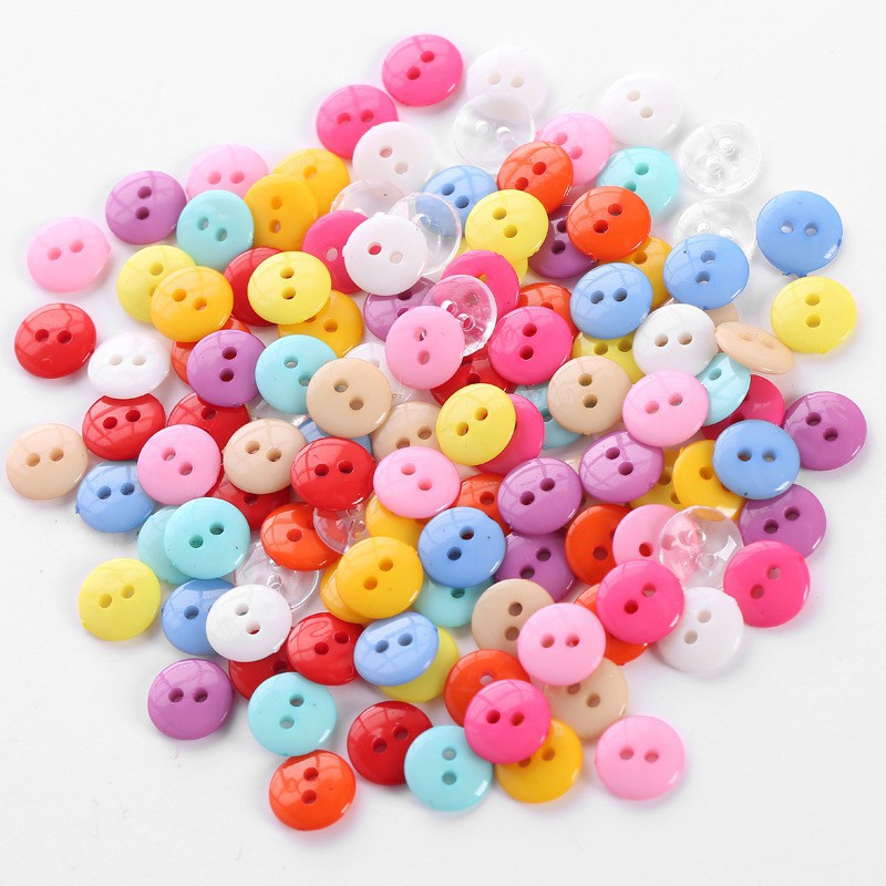 Bộ 100 cúc áo nhựa 2 lỗ