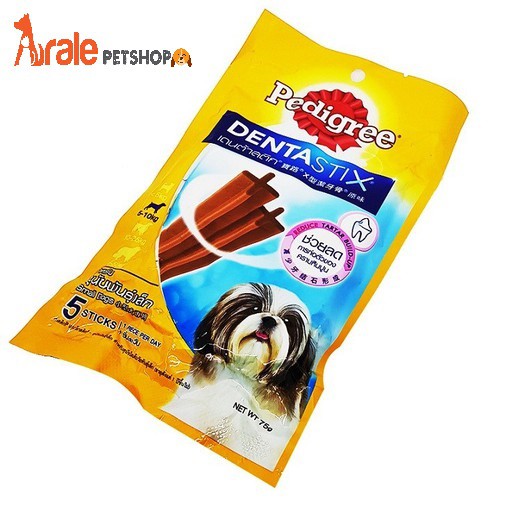 [5 thanh] Xương gặm cho chó Pedigree Dentastix 75g - Xương gặm cho chó