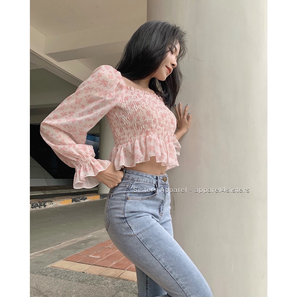 Quần skinny jeans ống đứng -QJ095 ( Xanh Nhạt/Đen)
