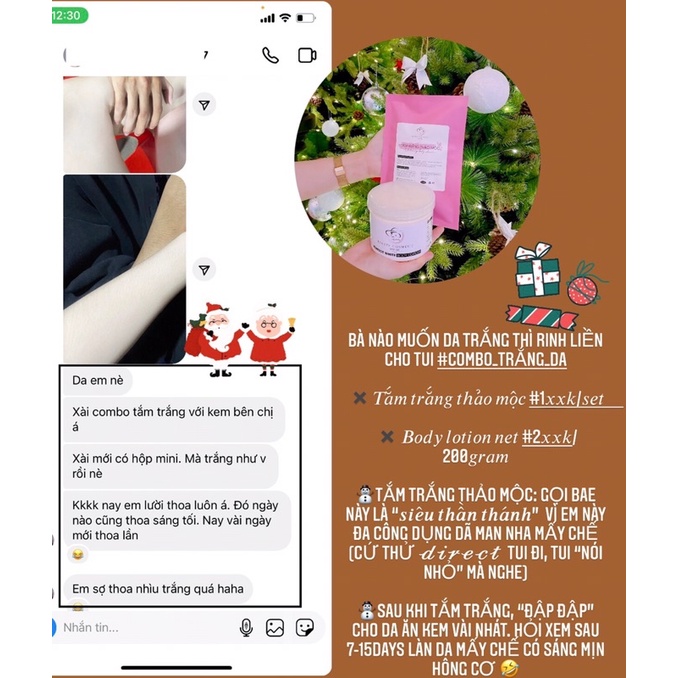 TẮM TRẮNG THẢO MỘC [TRẮNG TỰ NHIÊN - AN TOÀN] | BigBuy360 - bigbuy360.vn