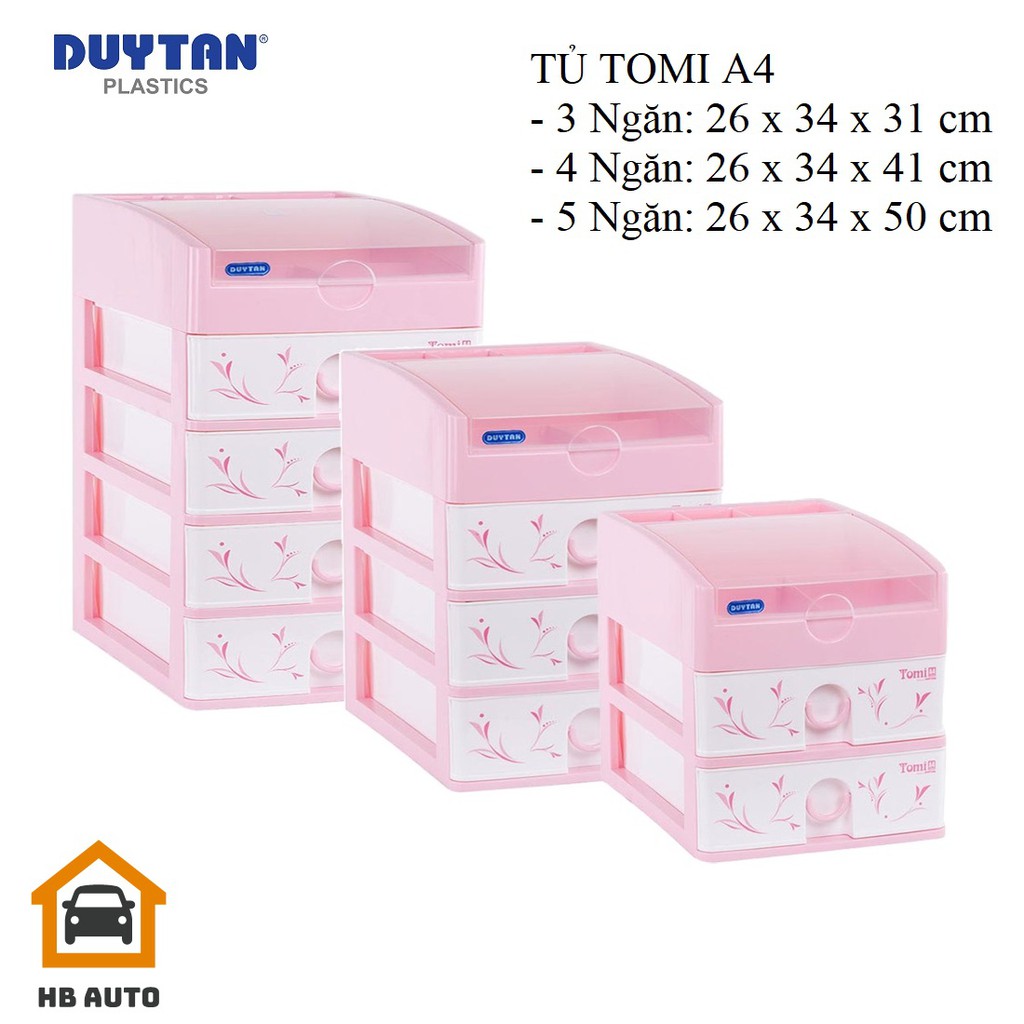 Tủ nhựa Duy Tân Tomi A4 giúp bạn cất giữ, bảo quản những vật dụng nhỏ dễ bị thất lạc như chìa khóa, trang sức