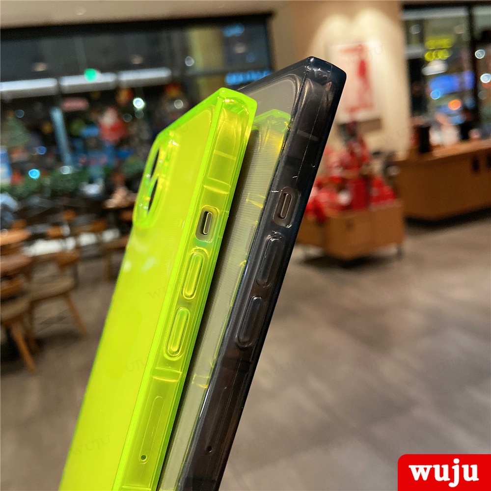 WUJU ốp lưng Trong Suốt Chống Sốc Tương thích Cho iPhone 11 12 13 Pro Max XS Max X XR 7 8 Plus SE 2020 2022