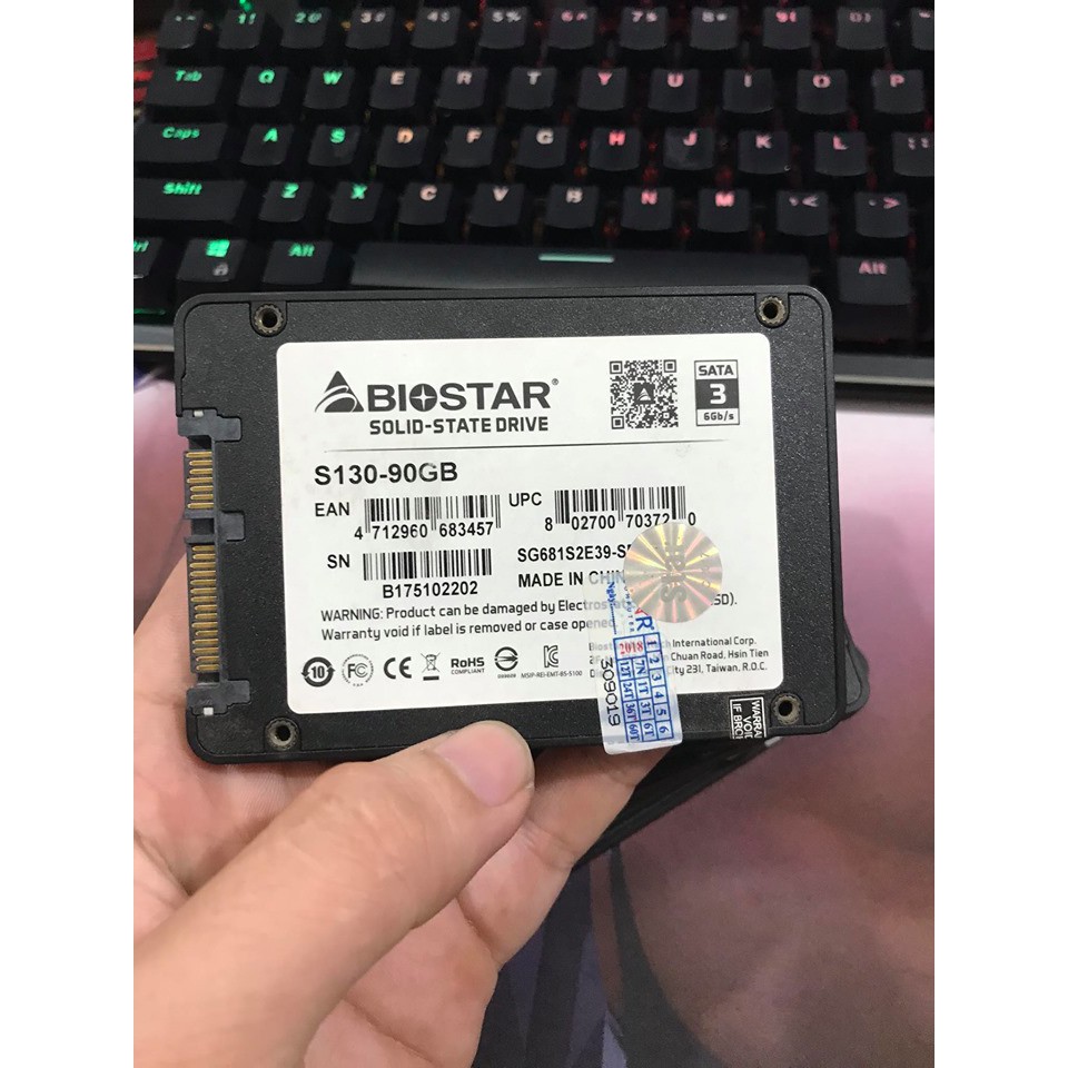Ssd 60gb nhiều hãng, 90gb biostart HBH bảo hành 3 tháng sẳn win 10 64bit | BigBuy360 - bigbuy360.vn