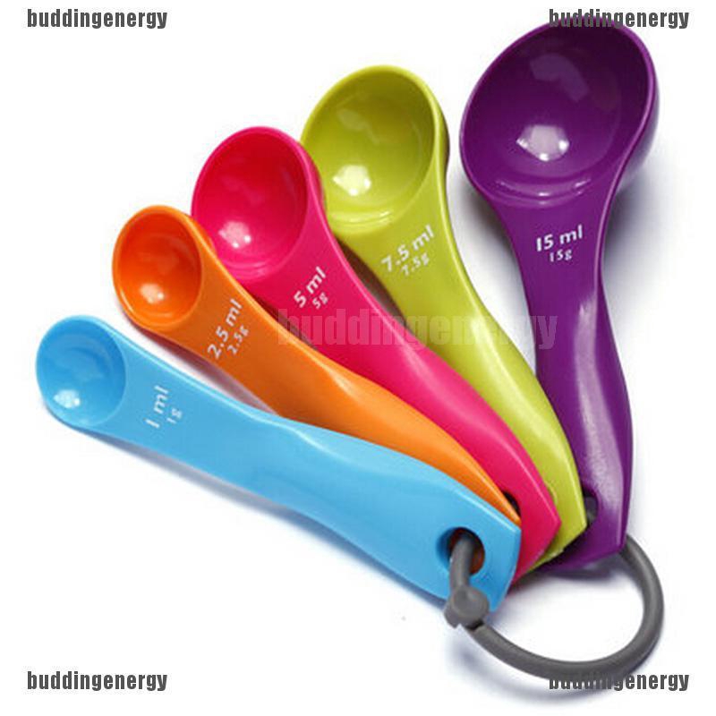 Set 5 Muỗng Đo Lường Bằng Nhựa Tiện Dụng