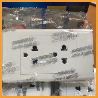 2 ổ cắm 3 chấu sino 16a-s18