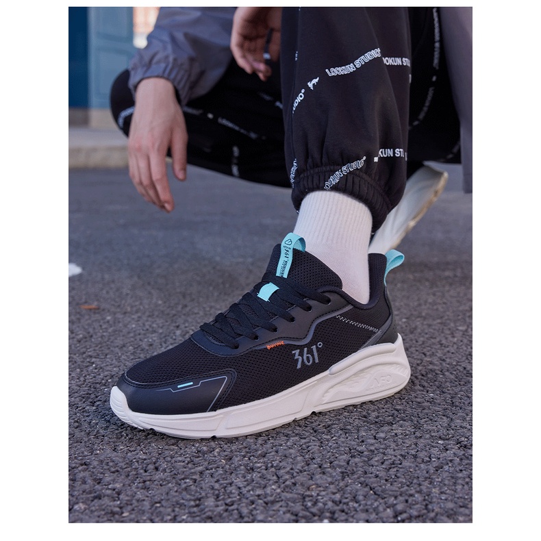 361 Degrees Men's Casual Sports Shoes Comfortable Breathable lightweight Mesh Fabric 672136726P