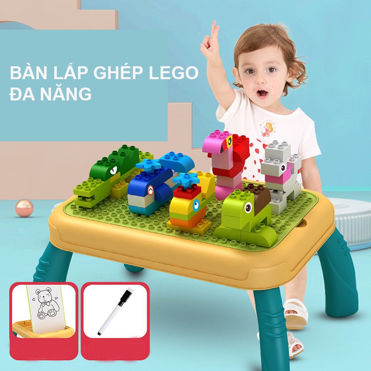 Bàn Lắp Ghép LeGo Đa Năng TOYS001 - Bộ Đồ Chơi Thông Minh Cho Trẻ