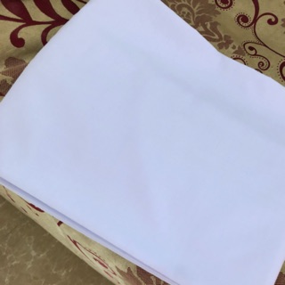 Vải kate nhật màu trắng may áo sơ mi, may đồng phục