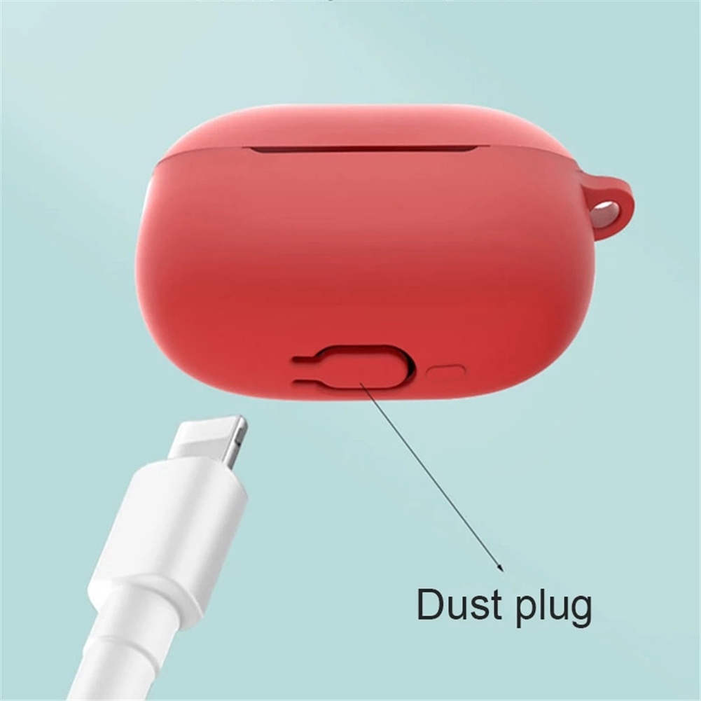 Vỏ Bảo Vệ Hộp Sạc Tai Nghe Không Dây Redmi Buds 4 Pro Bằng Silicon Mềm Kèm Móc Tiện Dụng