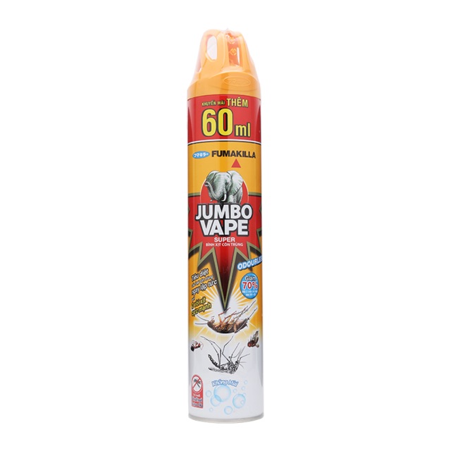 Bình xịt côn trùng jumbo không mùi 600ml
