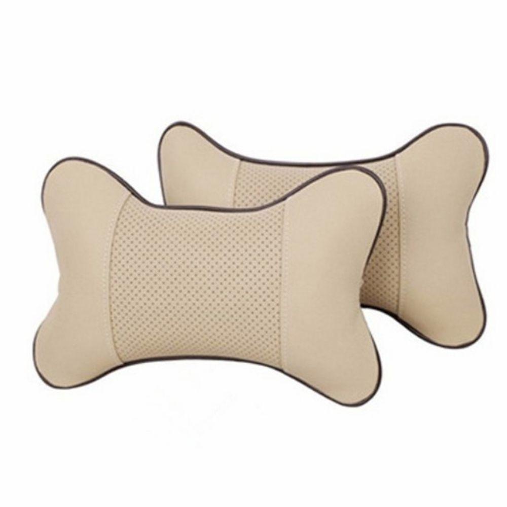 MAYSHOW Gối Tựa Đầu Bằng Da Cotton Thoải Mái Cho Ghế Ngồi Xe Hơi