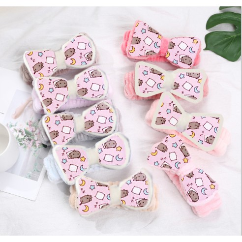 Băng đô in ba anh em gấu BĐVI3 bare bear molang pusheen gấu brown tonton bé đào khủng long cute dễ thương