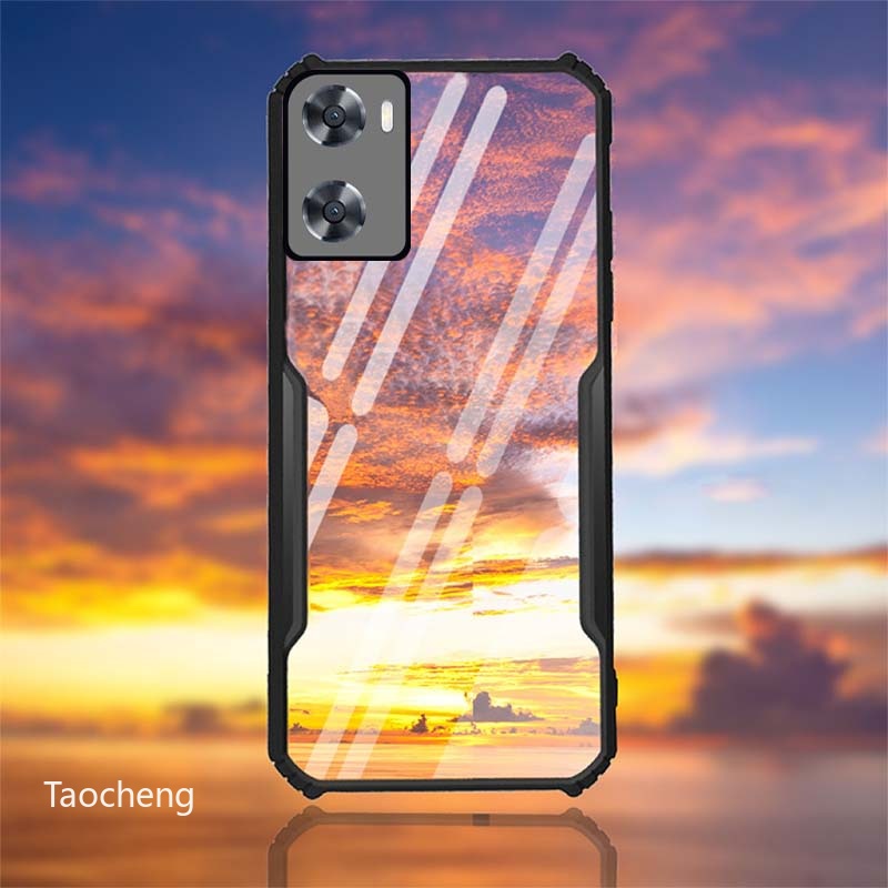 Ốp Điện Thoại Acrylic Trong Suốt Chống Sốc Cho Oppo A57 A77s A77 4G A78 5G 2022