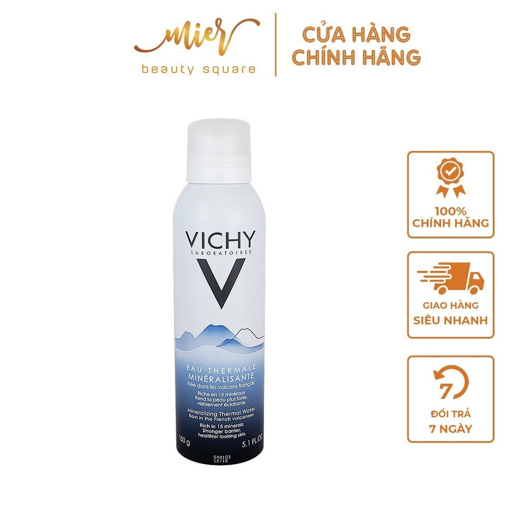 Xịt khoáng Vichy dưỡng da Mineralizing Thermal Water 150ml