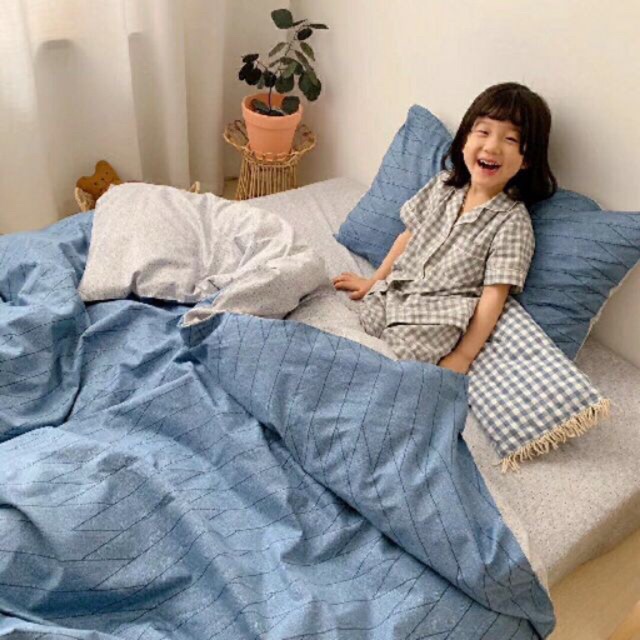 Pass lại bộ chăn ga gối cotton poly
