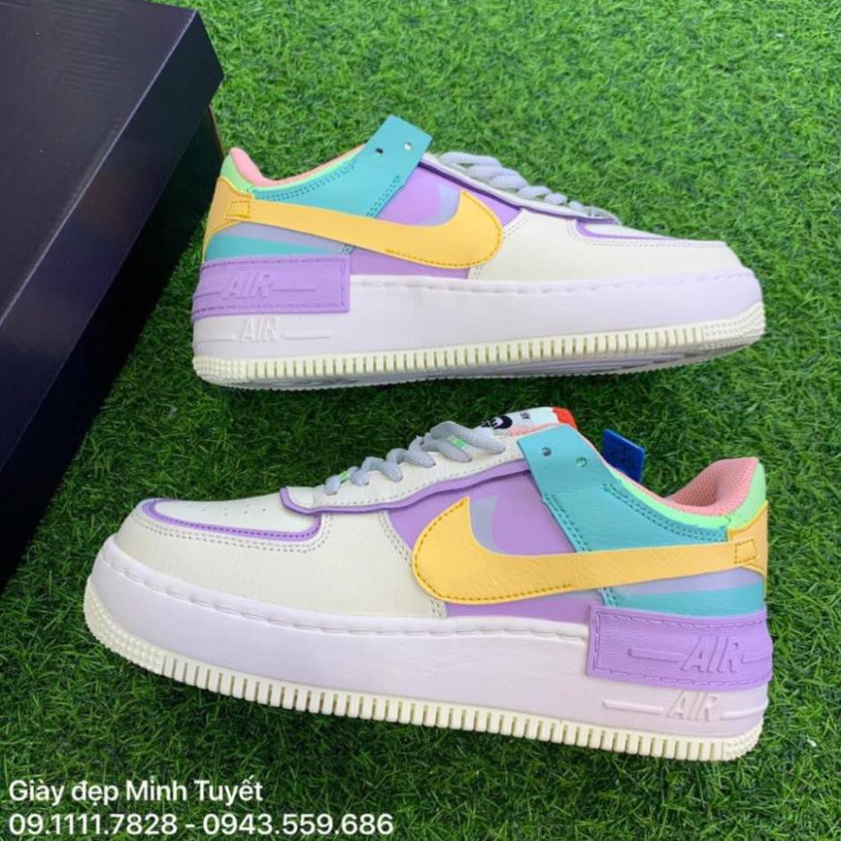 Giày Sneaker AF1_Shadow Trắng 7 màu rẻ nhất thị trường Hà Nội - Việt Nam -v23v 𝄒 :