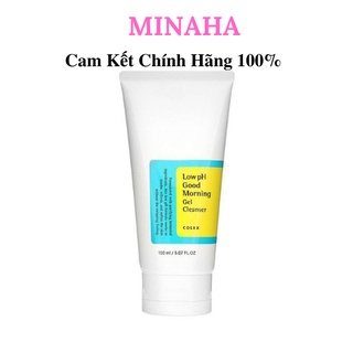 Sữa rửa mặt cosrx low ph good morning gel cleanser, gel rửa mặt sạch mụn kiềm dầu se khít chân lông