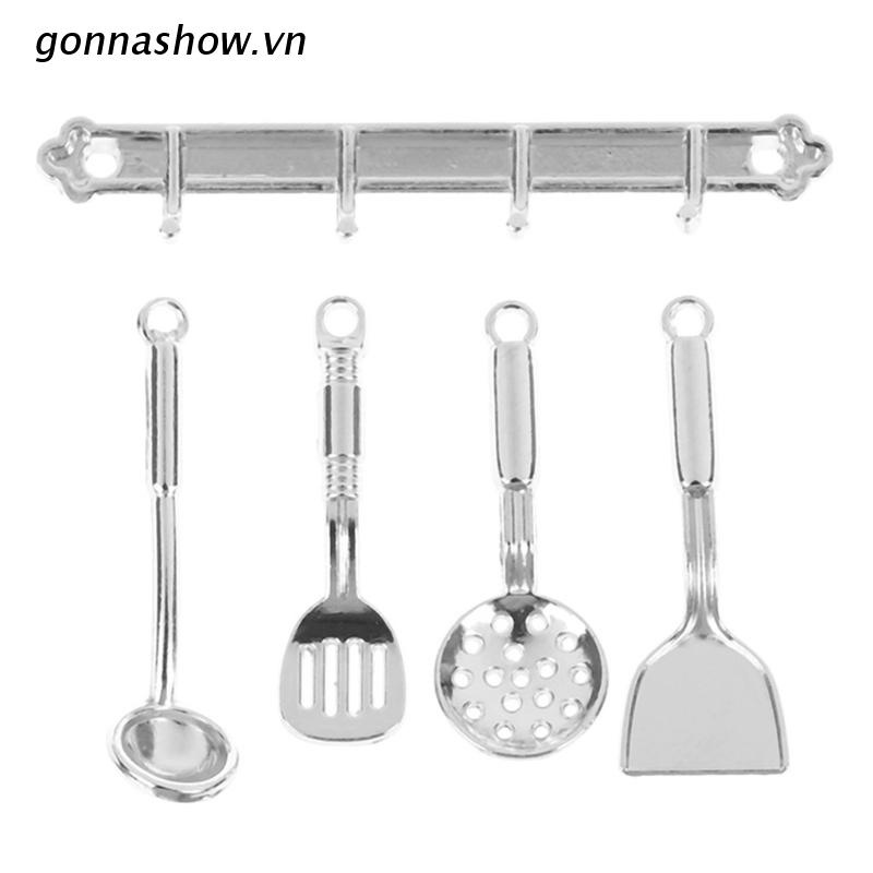 G.vn Đồ Chơi Dụng Cụ Nấu Ăn Nhà Bếp Mini Bằng Hợp Kim Giống Như Thật Cho Nhà Búp Bê