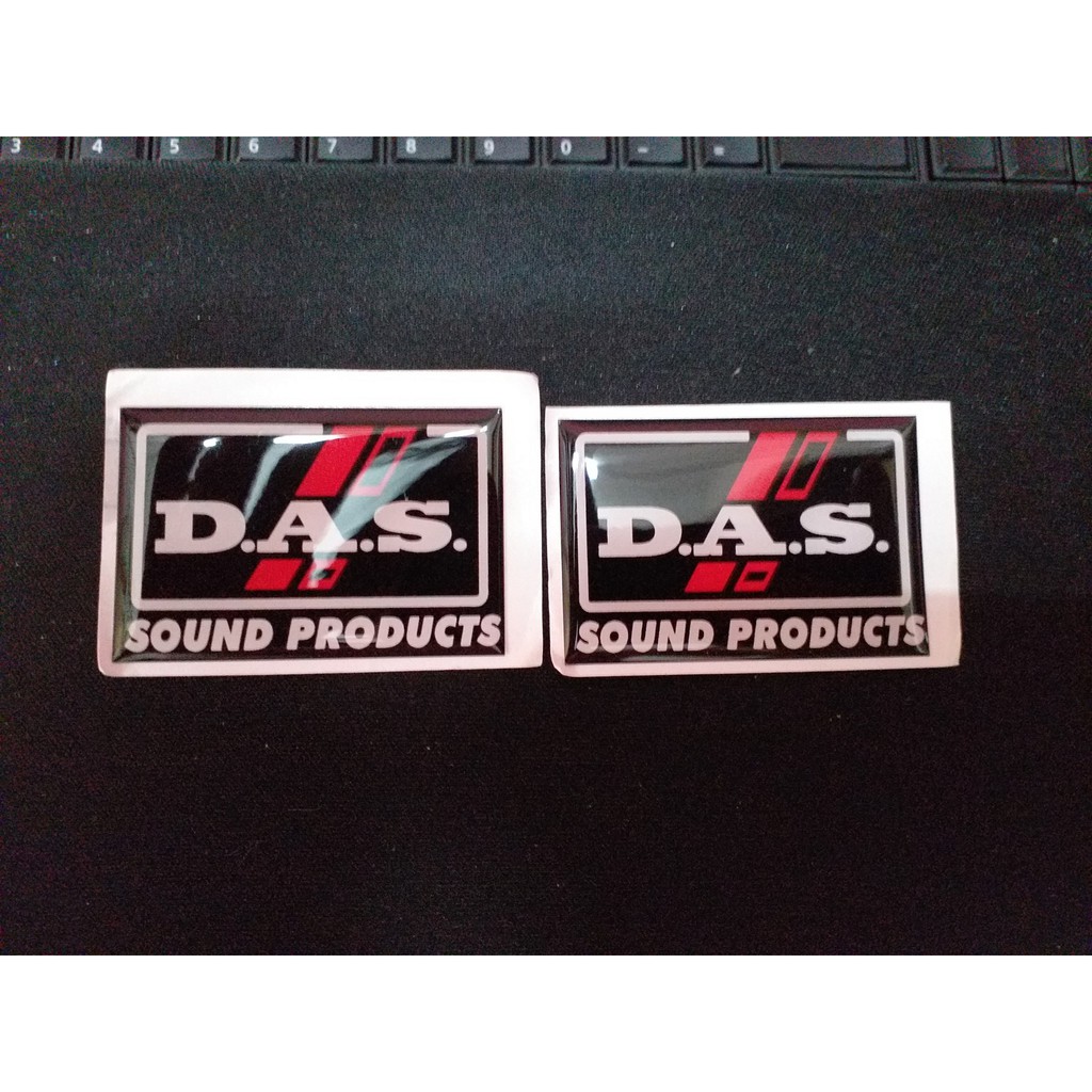 TEM LOA THƯƠNG HIỆU DAS -DÁN THÙNG LOA-GIÁ 1 CẶP