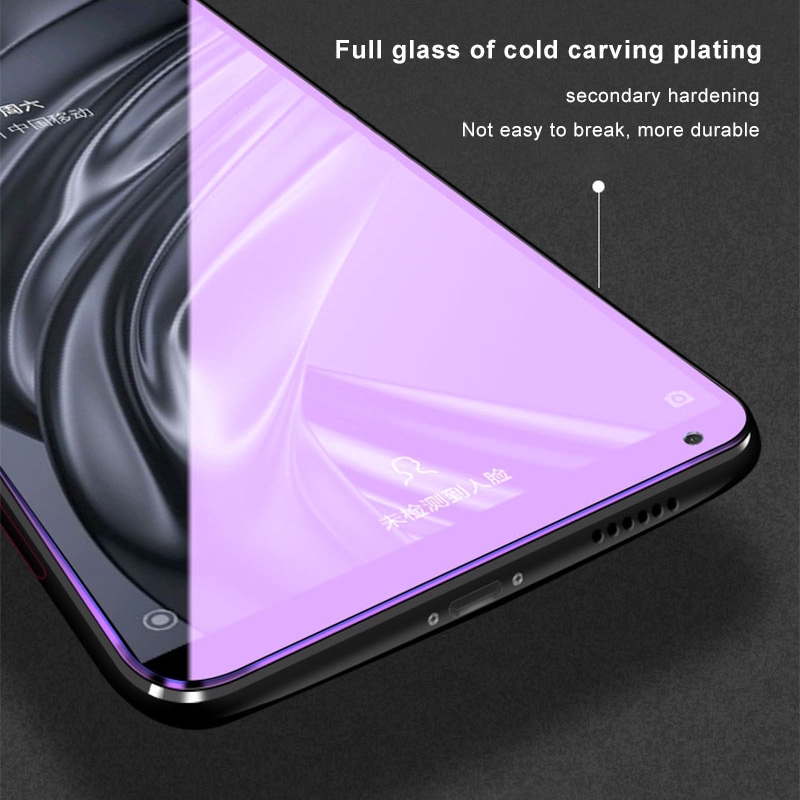 Kính cường lực bảo vệ màn hình ánh sáng xanh cho Xiaomi Mi9 8 SE 6 6X Mi mix 3 2/2s max 2 Redmi K20 pro