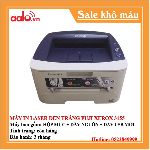 MÁY IN LLASER ĐEN TRẮNG FUJI XEROX 3155 ĐÃ QUA SỬ DỤNG - AALO.VN