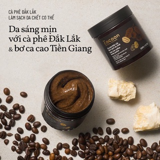 Cà phê Đắk lắk làm sạch da chết COCOON 200ml (Dak lak coffee body polish)