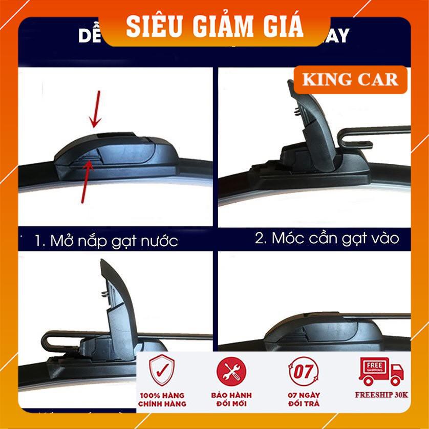 Gạt mưa xe ô tô, gạt mưa silicone Doly chính hãng- gạt sạch, êm ái, hiệu quả - Shop KingCar