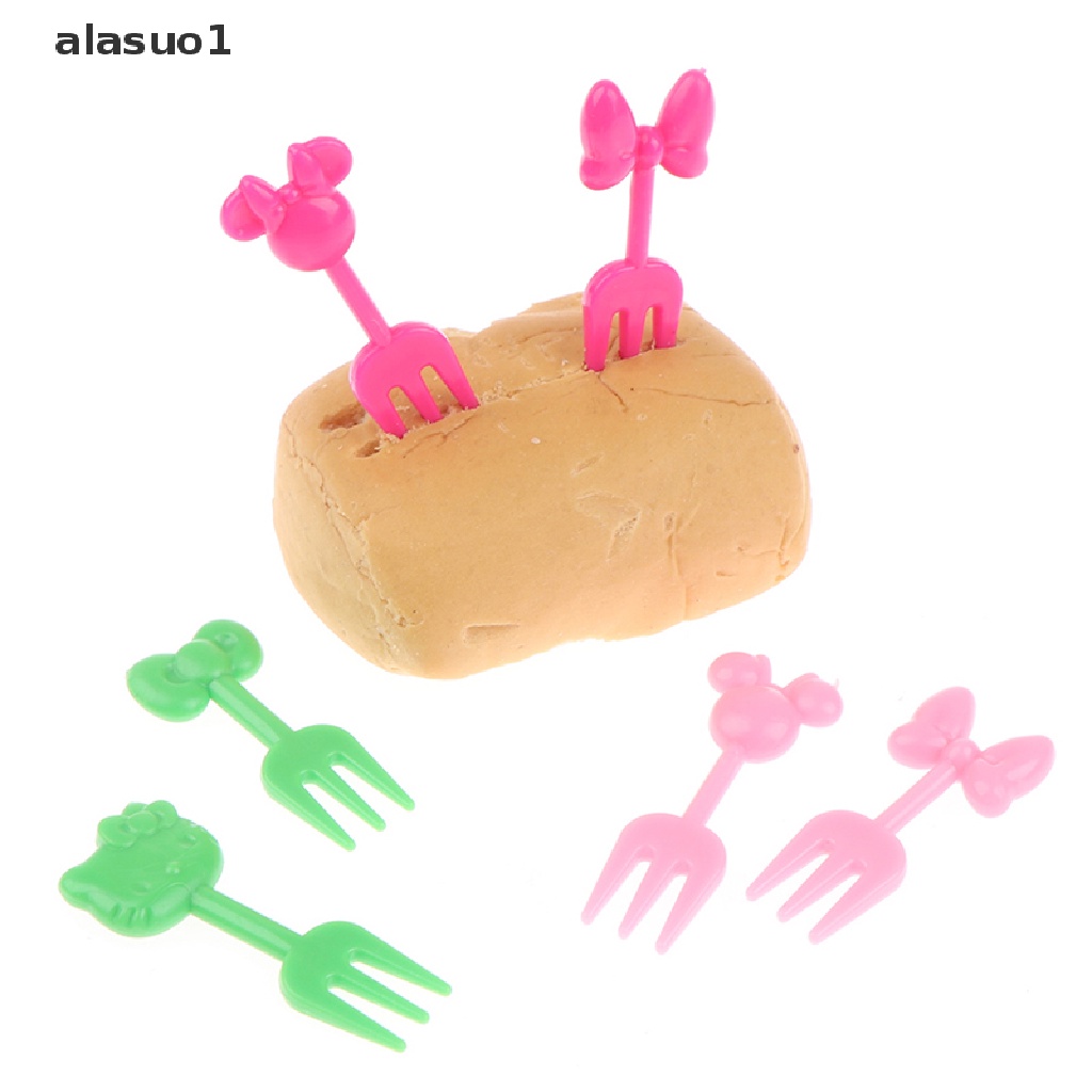 Set 1 / 10 Nĩa Ăn Trái Cây / Tráng Miệng Mini Dành Cho Trẻ Em