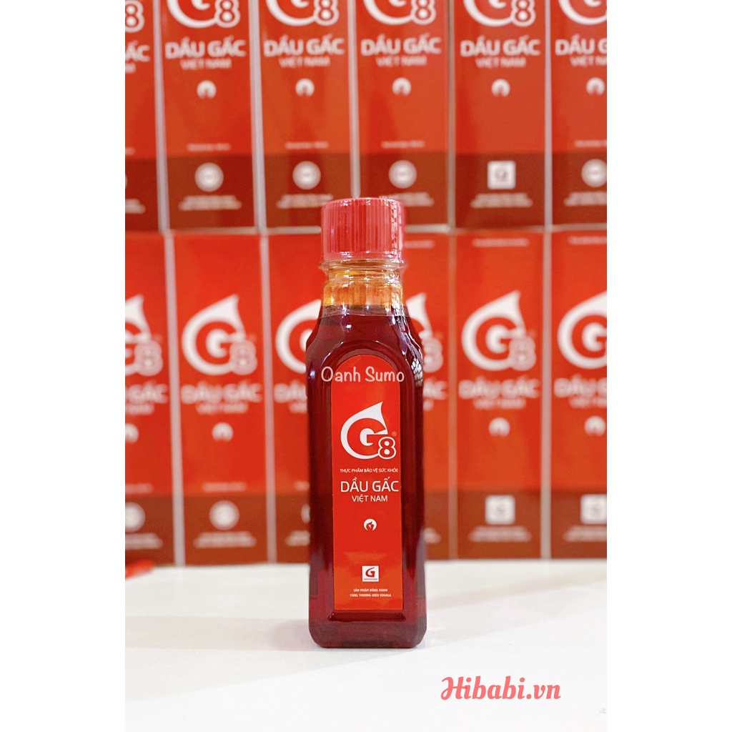 Dầu gấc G8 cho bé ăn dặm
