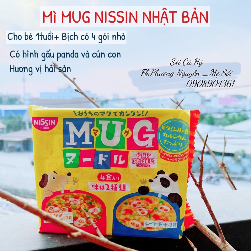 🍜Mì MuG Nhật Bản cho bé🍜  Date mới Sói Cá Hý