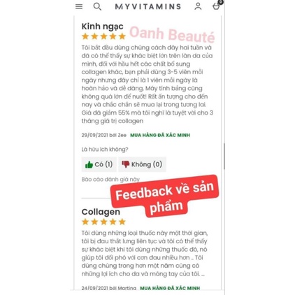Viên Collagen hãng My vitam.ins 90 viên