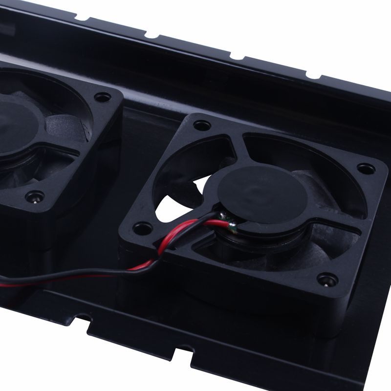 Quạt tản nhiệt ổ cứng HDD 2 3.5 SATA IDE màu đen dành cho máy tính
