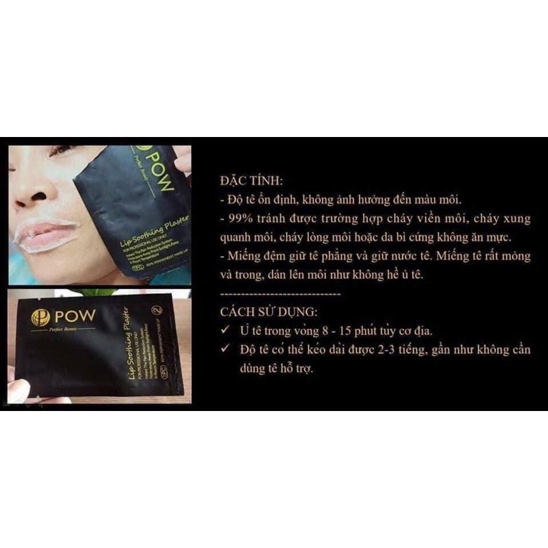 Miếng dán môi POW chính hãng 100%