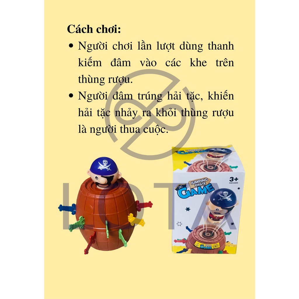 TRÒ CHƠI ĐÂM HẢI TẶC 16 THANH KIẾM, game toy giải trí tập thể vui nhộn nhóm bạn gia đình quán nước