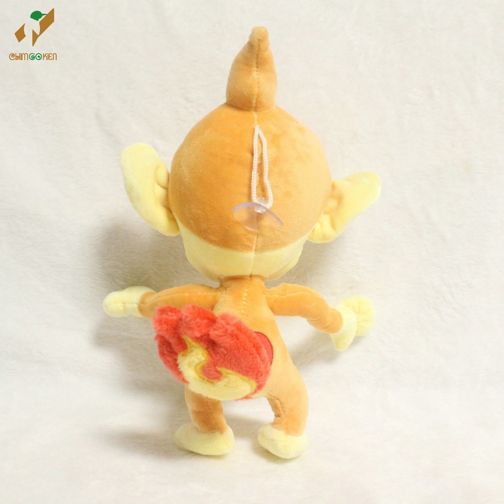 Gấu bông pokemon anime khỉ lửa Hikozazu(Chimchar) 20cm