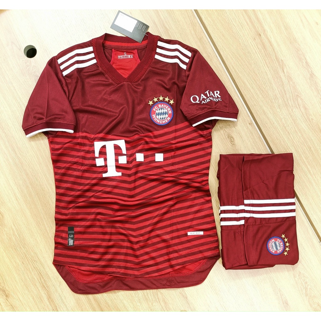 Áo Bayern Munich 2022 | Bộ Quần Áo Bóng Đá CLB Bayern Munich 2022 Sân Nhà Màu Đen