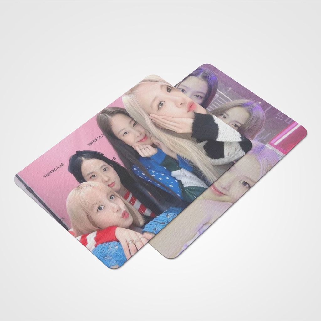 Hộp 54 tấm thẻ hình nhóm nhạc Blackpink 2022 dòng Welcoming Collection