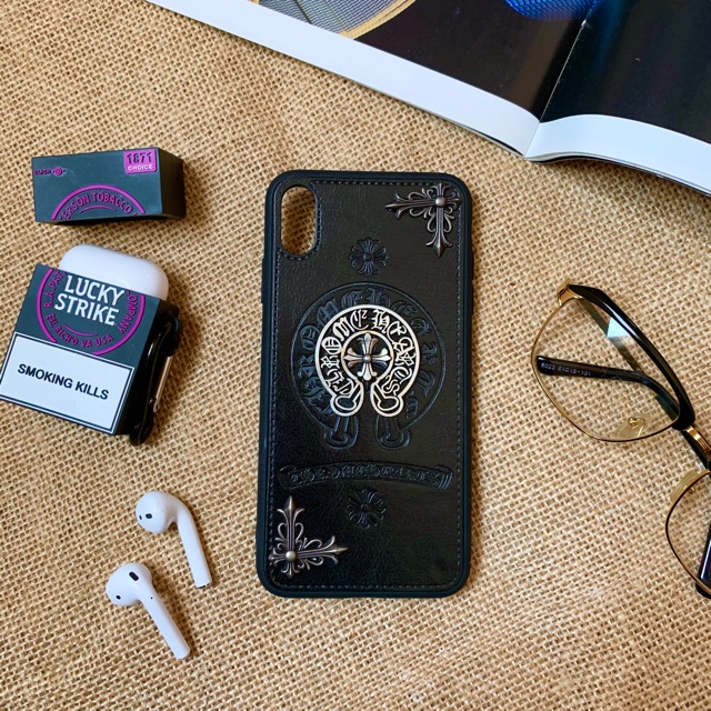 Ốp iphone 7+/8+ X/ XR/ Xsmax Chro/me Heart (có video, ảnh thật chính chủ)