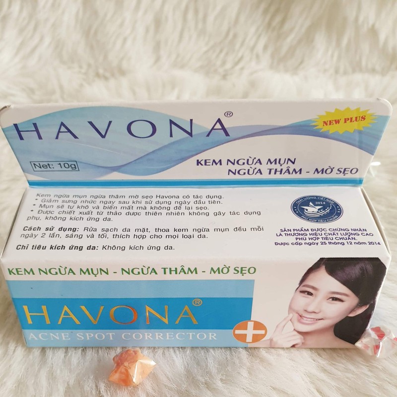 KEM NGỪA MỤN THÂM DỊ ỨNG HAVONA