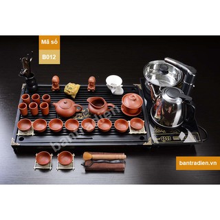 Bộ bàn trà điện tự động thông minh khay rời B012