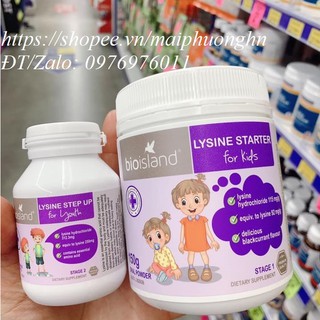 Lysine tăng chiều cao & miễn dịch Bioisland cho trẻ (Úc)
