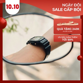 Đồng hồ thể thao điện tử CHUBBIE unisex màu đen full black - chống nước, bơi lội tốt✨