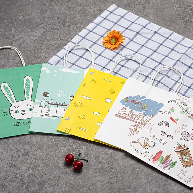 Túi Giấy Đựng Qùa Tặng Sinh Nhật Nhiều Màu Cute Văn Phòng Phẩm Độc Đáo GQ16