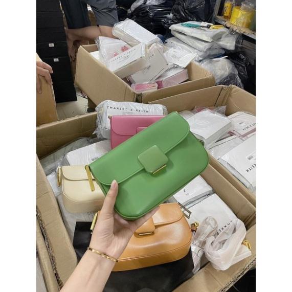 Túi  khoá vuông 5 màu size 21 chuẩn xuất sịn kèm video ảnh thật hàng cao cấp