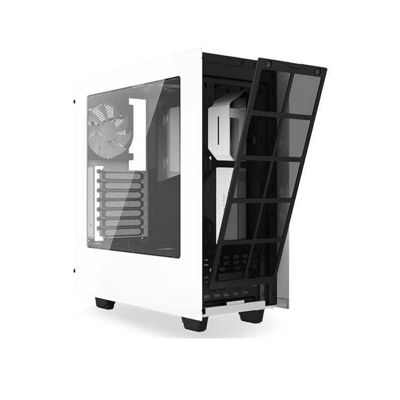 Case nzxt trắng + 3 fan thermaltake tt riing có bộ Hub riêng